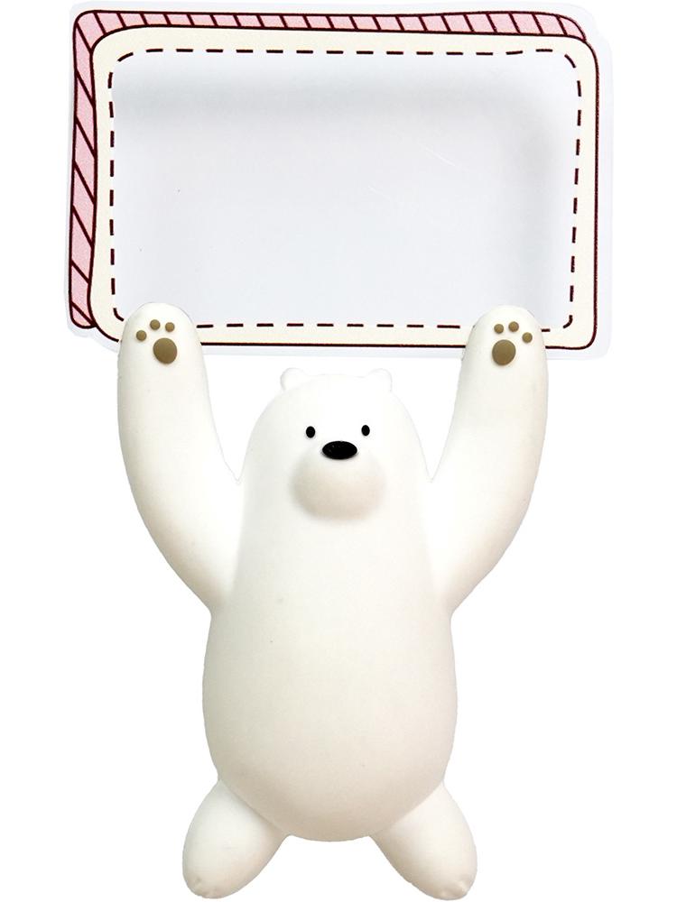

We Bare Bears 3D Fridge Magnet: Cute Cartoon Refrigerator Decoration