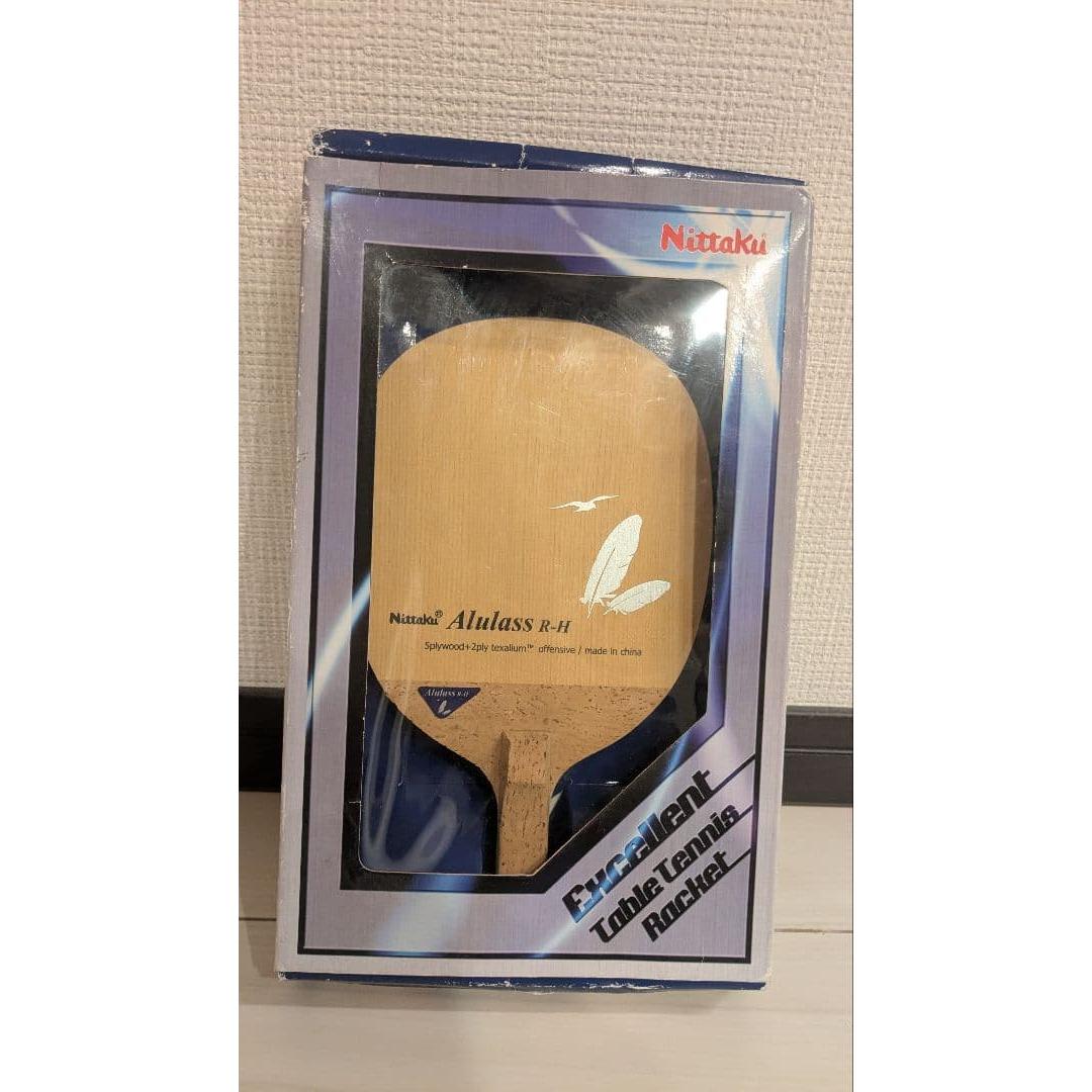 Used [Box only damaged/new/rare item] Table tennis racket Nittaku pen holder