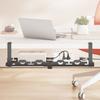 Under Desk Cable Management Adjustable Carbon Steel Multifunctional Desk Wire Organizer for Home School Office