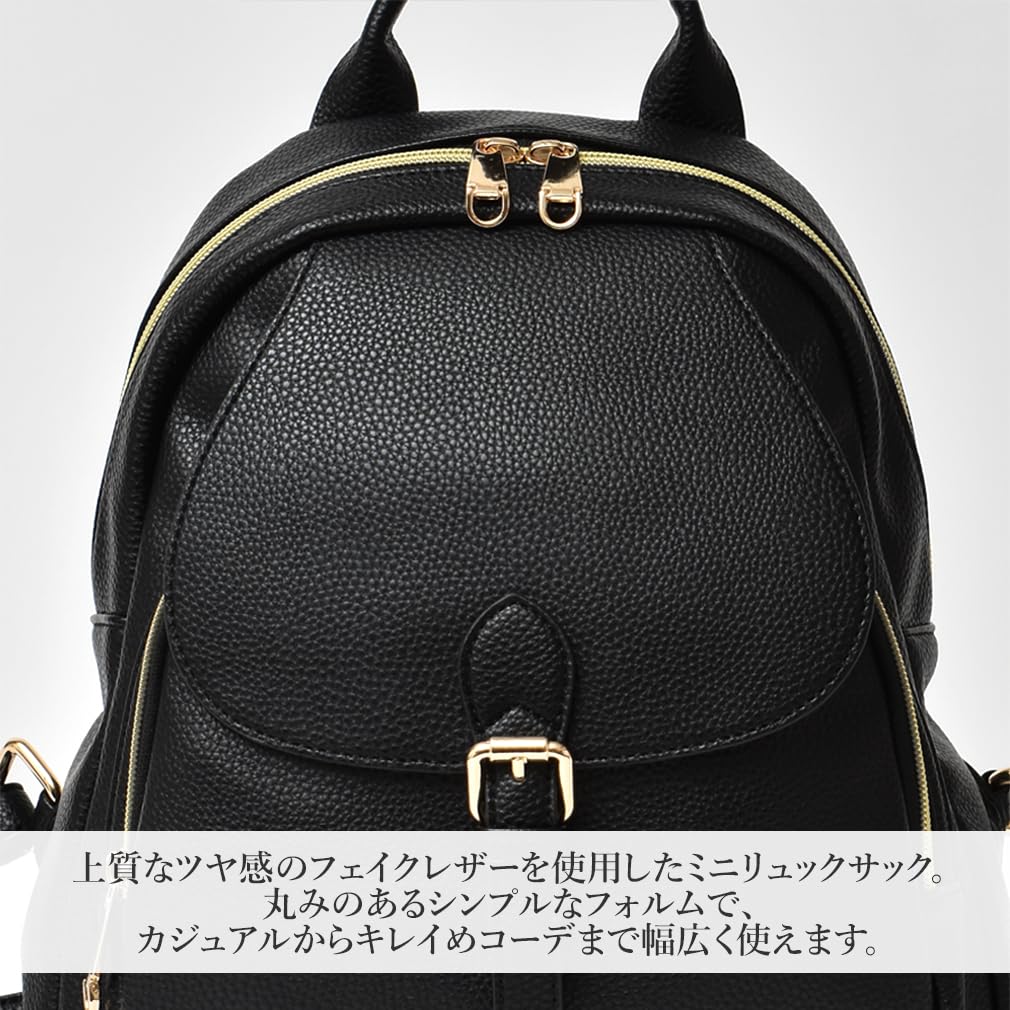 VITAFELICE Women's Flap Mini Backpack (sby2122p) (Smoke Pink)