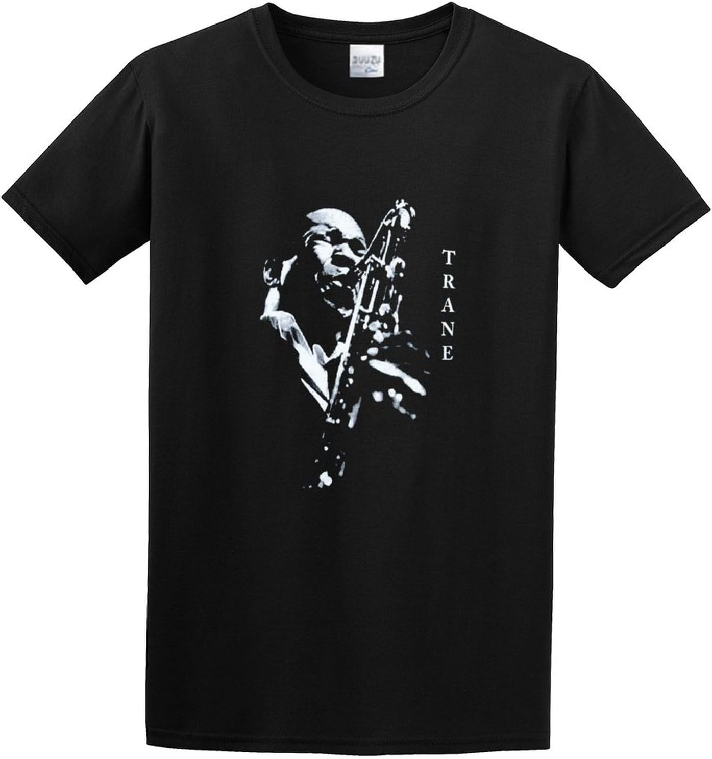 Men s Cotton Shirt John Coltrane Classic Style Black XL чёрный