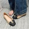 Soft-soled Shallow-mouth Single Shoes Female Autumn New Fairy Style Versatile Flat-bottomed Boat Shoes One Pedal