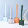Revolutionary Silicone Flex Toilet Brush With Holder