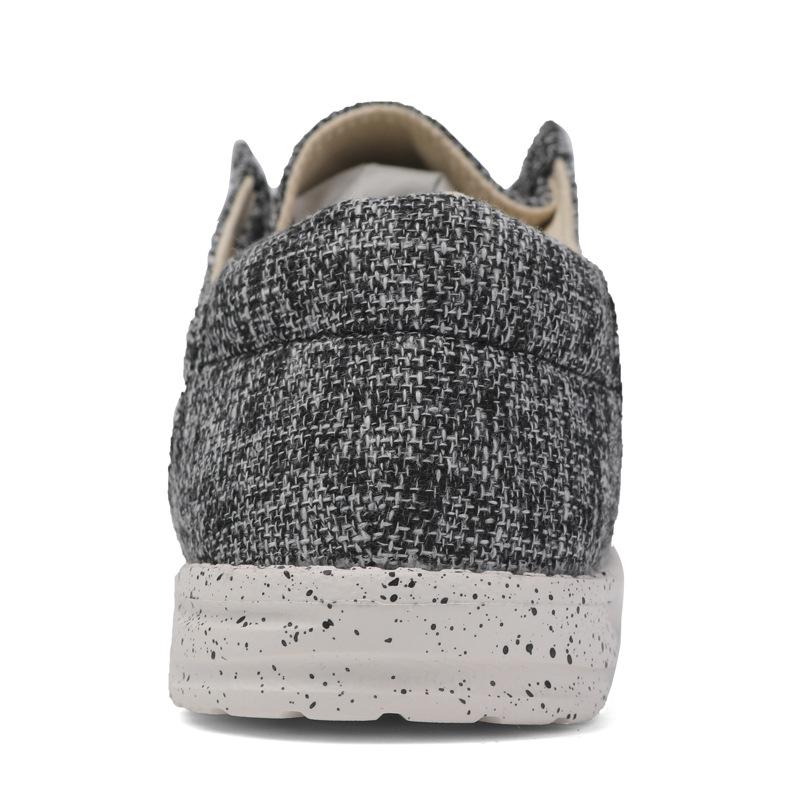 Xiyin Popular Canvas Loafers Men's Flat Casual Shoes Couple Style Foot Overalls Cloth Shoes Tide Spot