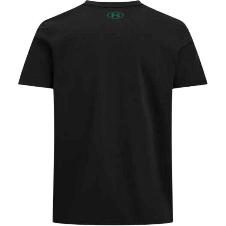 Under Armour Varsity Mix Moisture Wicking Trendy Comfortable Versatile Simple Short Sleeve T-Shirt Men Tops Black 6001858-001