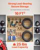 4 X 4 Ft SlatWall Paneling MDF Natural Garage Slatwall with Modular Design