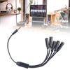1 In 3/4/5/6 Out 3.5mm AUX Cord Male To Female Stereo AUX Converters Wire Splitter Cable 4-Section for Headphones