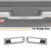 For Ram 3500/2500/1500 -2024 Chrome Rear License Plate Lamp Cover Trim Bezel