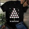 Oh Dentistree Christmas Tooth Tree Dental Hygiene Xmas Men's and Women's T-shirts