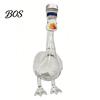 Decorative Wine Bottle Goose Shape Glass Whiskey Decanter, 3D Bird Liquor with Frosted Stopper, Personalized Style 350ml Art Vodka Dispenser for Home