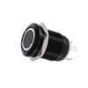 Car 12mm LED Light Momentary Push Button   Toggle Black Case 2A