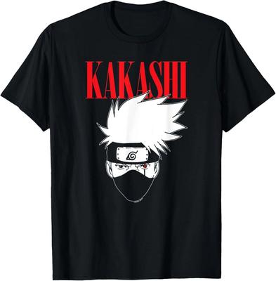 Naruto Kakashi Großes Logo T-Shirt
