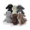 Süße Rüschen-Welpenohren-Beinwärmer im koreanischen Stil für Mädchen - Herbst/Winter Mittelschritt-Stricksocken