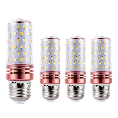 4pcs E27 LED Corn Bulbs 220V 12-16W No Flicker SMD2835 Energy Saving for Home Indoor Lighting
