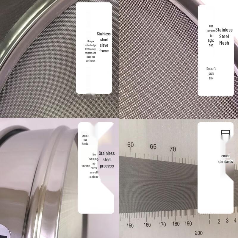 304 Stainless Steel Double-Layer Test Sieve