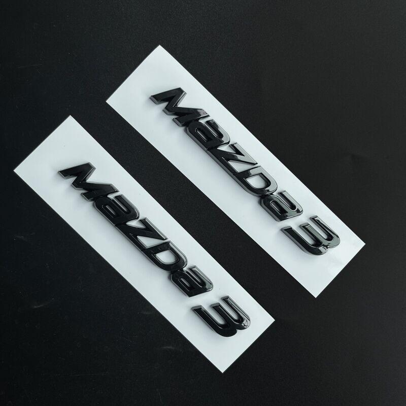 Mazda 3 Overseas Rear Black Warrior Trunk Emblem