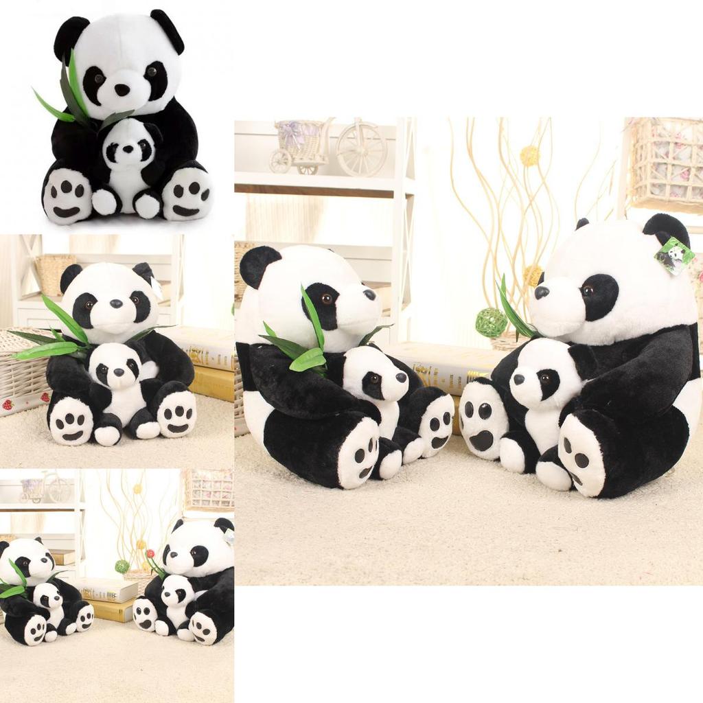Adorable 38cm Panda Teddy Bear Soft Plush Stuffed Animal Ideal For Kids Gift
