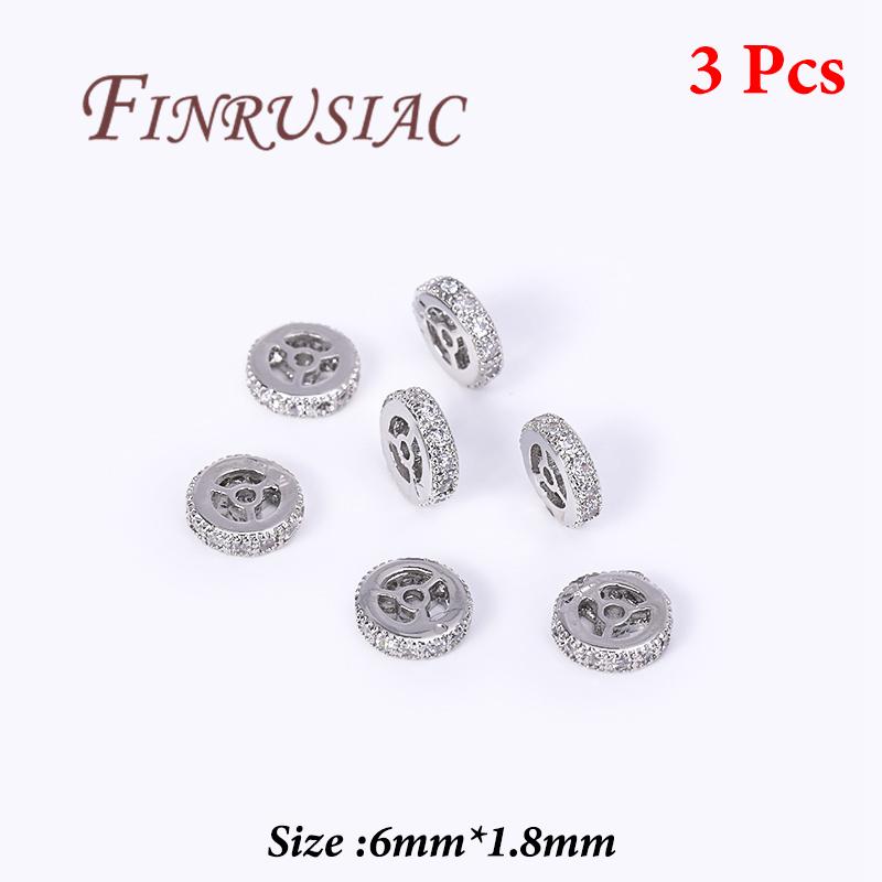 18K Gold Plated Metal Beads,Spacer Beads For Bracelets,Separator For Bead,DIY Jewelry Accessories,Necklace Bead Findings