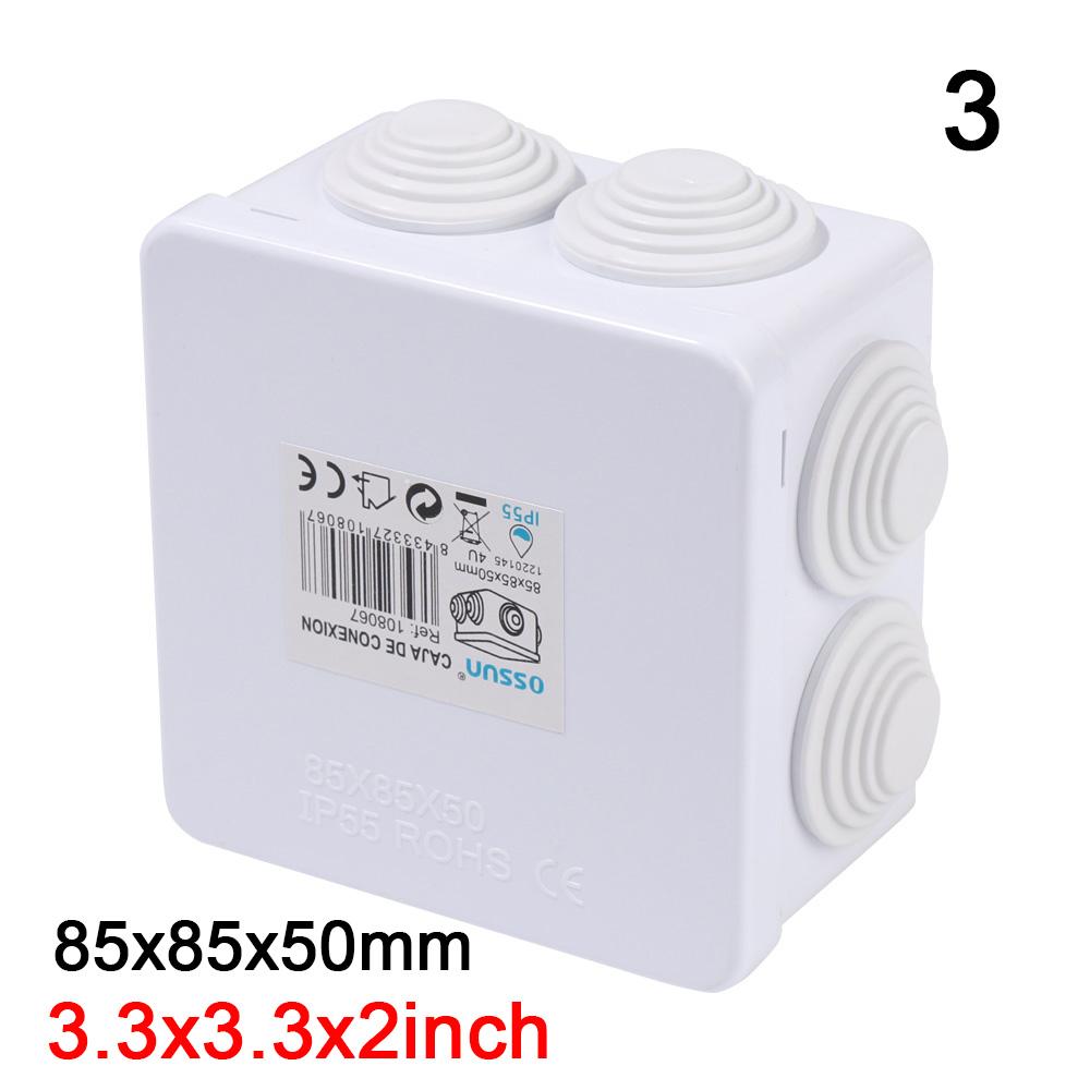 Outdoor IP65 Connection Cable Branch Electric Control Boxes Junction Box Indoor Wire Shell Power Case