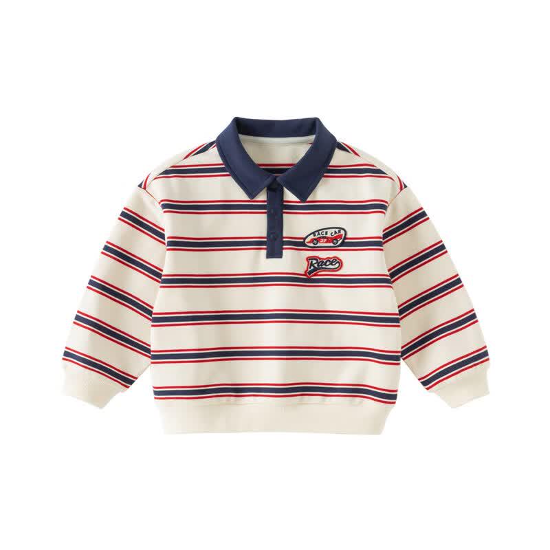 DAVE&BELLA Boys' Autumn POLO Sweatshirt