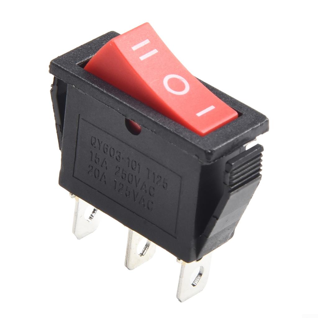 Rectangular Rocker Switch 15A 250V 20A 125V Electrical Equipment