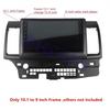 Double Din Dash Frame Adapter 10.1" to 9" Aftermarket Car Radio DVD tallation | Black