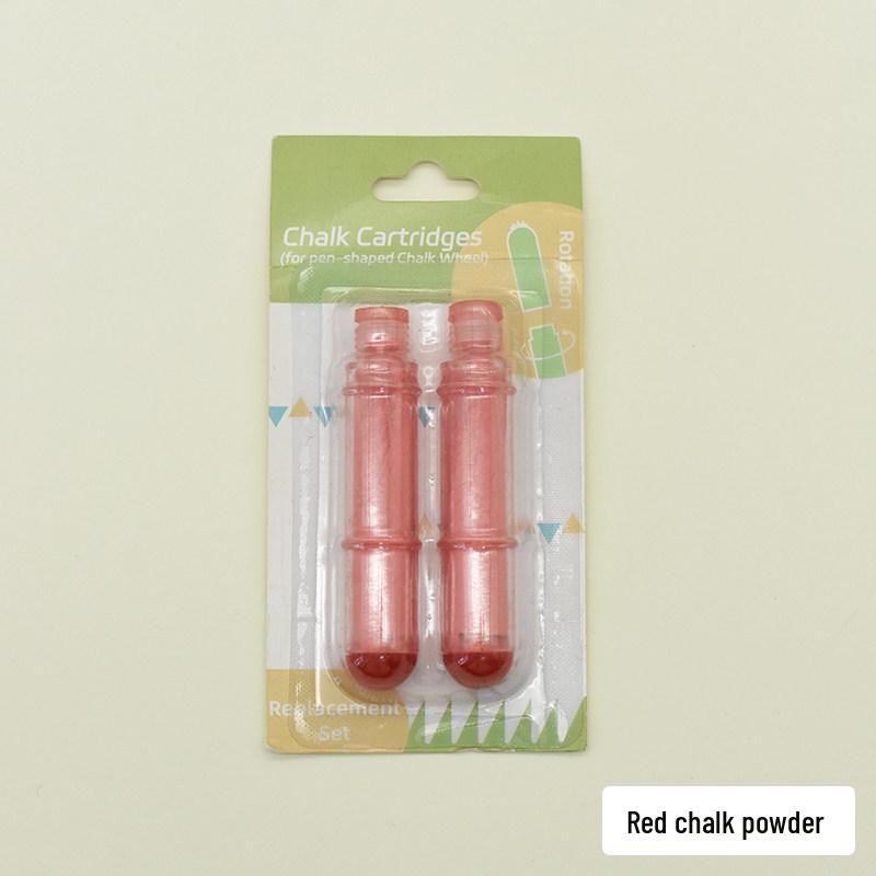 Refillable Chalk Tailoring Pen with Lid - Pen-shaped Fabric Marking Tool