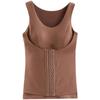 German Velvet Thermal Vest Women's Belly Girdle Shapewear Free Bra Thermostatic Vest Velvet Thickened Underwear