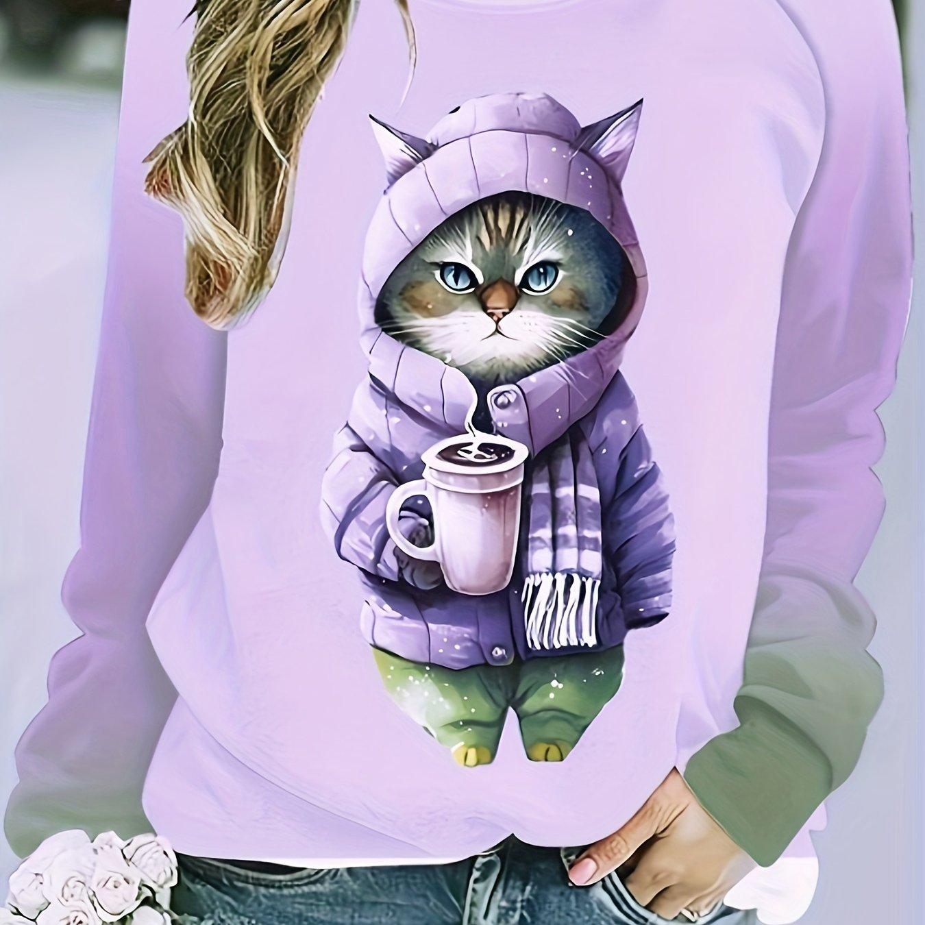 3D Print Sweatshirts Women Autumn Raglan Long Sleeves Hoodies Y2k Pullover Harajuku Tops Female Clothing XXL 1420₽