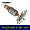 Assemblaggio Motore Trapano Elettrico: 45 Alta 16 Rotore Trapano Aereo, 8 Denti con Coperchio Centrale Cuscinetto, Articolo N.. 02511