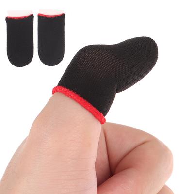 2X Handy-Spiel Schweißfeste Fingerhandschuhe Touchscreen Daumen Fingerhülle Abdeckung