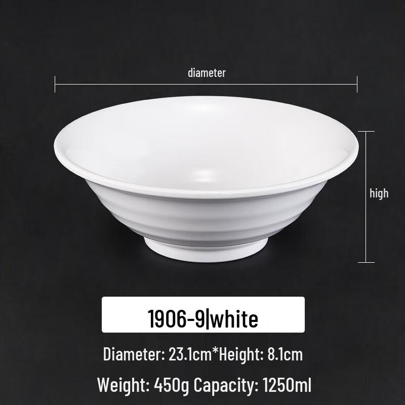 A5 Melamine Commercial Noodle Bowl