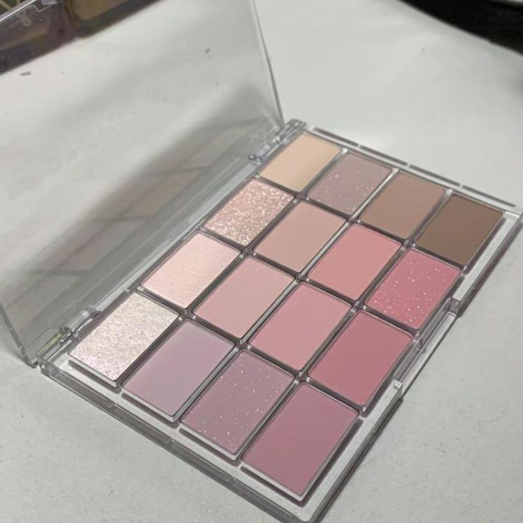 Sixteen Color Eyeshadow Pearlescent Matte Fine Glitter Low Saturation Earth Tone Daily Korean Palette Eyes Makeup