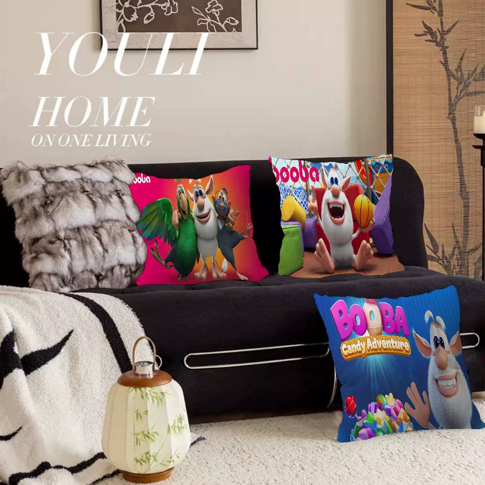 Cartoon B-Booba Pillow Anime Pillow Sofa Bed Head Pillow Cover Cushion Cover 45X45 Cm Fashion
