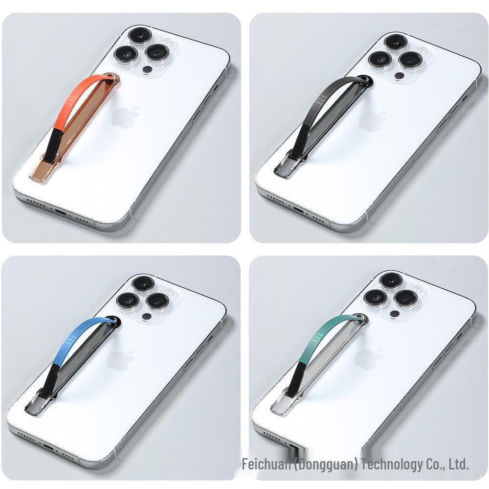 

Ultra-Thin Metal Desktop Sticker Phone Stand and Case Combo чёрный