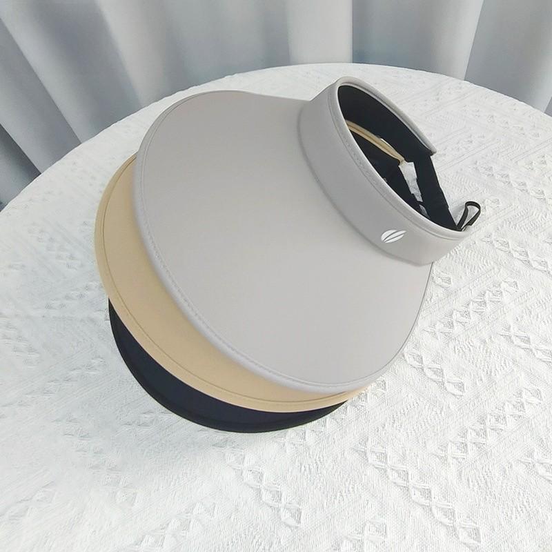 Summer Sun Protection Cap With Wide Brim And Breathable Polyester For Women Outdoor Use