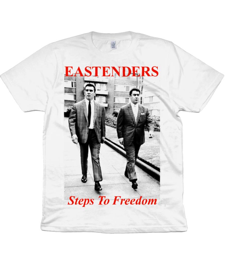 Eastenders - Steps To Freedom - 1990 - Organic T-Shirt Mens Womens Tees Top - Morrissey - Playboys S