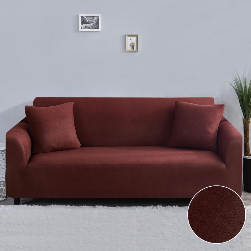 Texture Pattern Sofa Covers for Living Room All-inclusive Elastic Chair Couch Corner Sectional Sofa Cover Furniture Slipcover