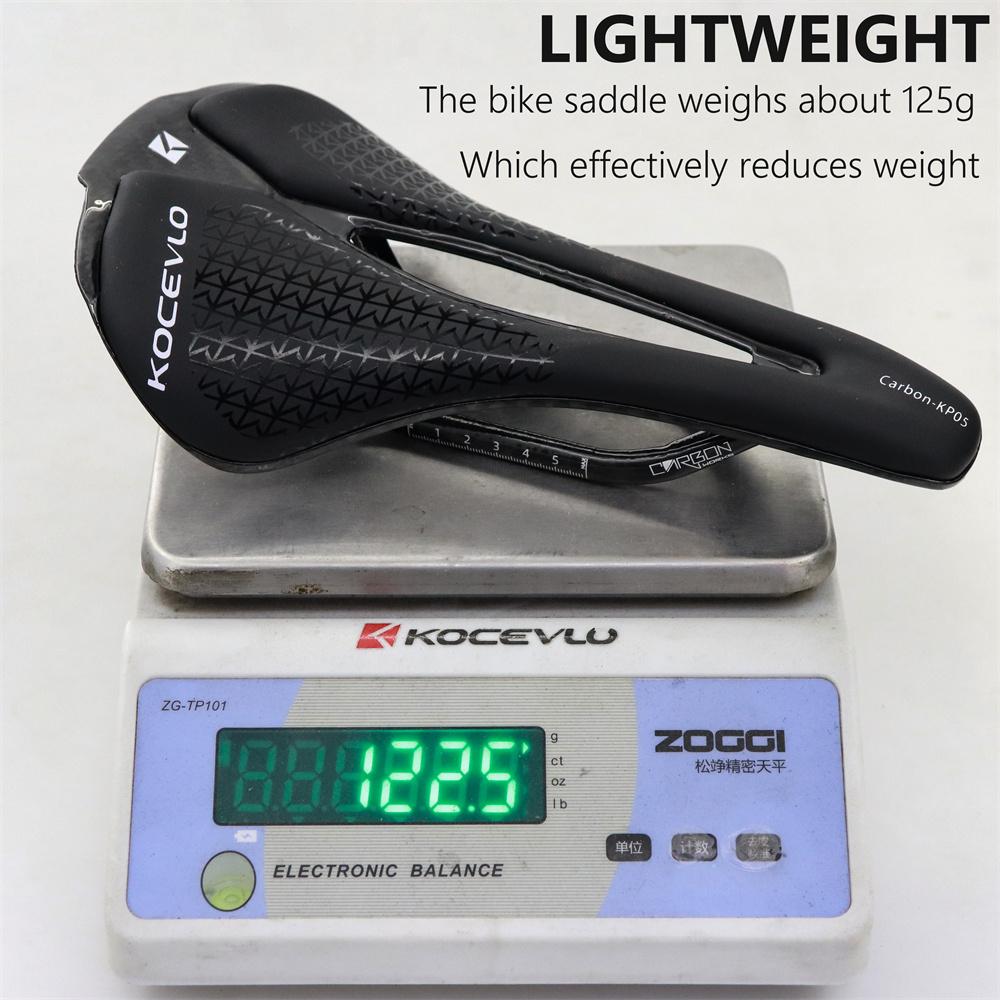 KOCEVLO KP05 Fahrradsattel Ultraleicht Vollcarbon Rennsattel 125g M5 MTB Rennrad Sitzpolster