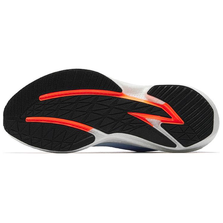 New Anta MACH 5.0 Slip Resistant Abrasion Resistant Low top Nitrogen Technology Running Shoes Men's Blue White Black 112515583-9