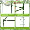 Plant Climbing Trellis for Tomatoes, Cucumbers, Beans - Durable Green Garden Support, Easy Assembly