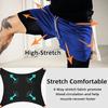 Men's Double Layer Color Block Sports Shorts with Hang Towel - Breathable, Solid Color Fitness Running Shorts.