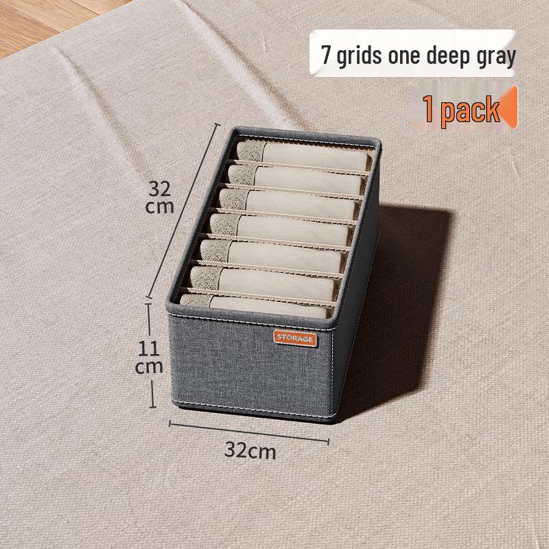 Cationic Underwear and Panties Storage Box - Sock Organizer and Wardrobe Drawer Compartment