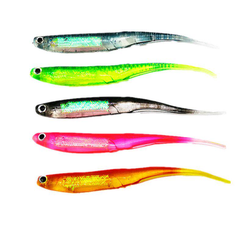 6pcs Cannibal Baits Artificial Soft Fishing Lures Wobblers Silicone Shad Bass 6pcs Cannibal Baits Artificial Soft Fishing Lures Wobblers Silicone Shad Bass