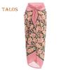 2Pcs/Set Women Swimsuit Set Sling Floral Print One-Piece Beach Cover Wrap Skirt Set for Beach Vacation Party