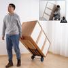 Carrito de Compras Plegable Portátil para Uso Doméstico - Carrito de Equipaje de Acero al Carbono Tirado a Mano para Comestibles