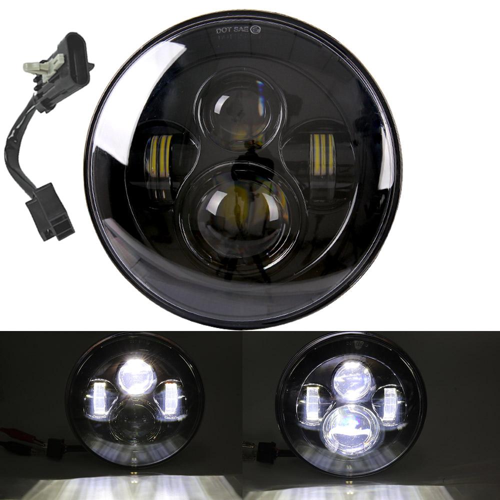 7 Inch LED Motorcycle Headlight for Harley Touring Ultra Classic Electra Street Glide Road King For Yamaha Motorbike Headlamp