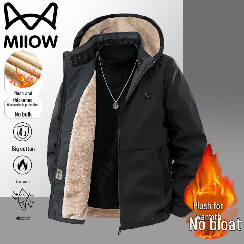 

Mao Ren Men s Hooded Winter Padded Jacket 3XL