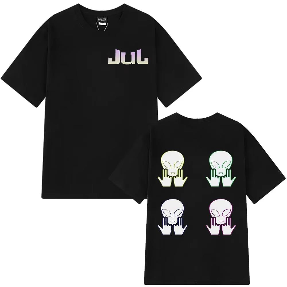 Men's and Women's Pure Cotton T-shirts of 2025 By Rapper Jul Are Comfortable, Breathable Must-have for The Holiday Season Ins