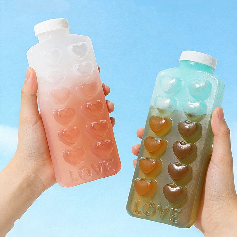 Multifunktionale Eiswürfelform Herz-Eiswürfelbox Neue Press-Eiswürfelform